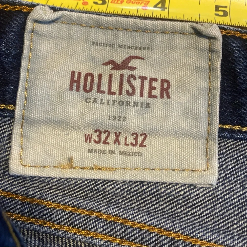 Hollister Denim Jeans Men’s 32x32 Dark Wash Classic Straight The Hollister EUC - Picture 9 of 10